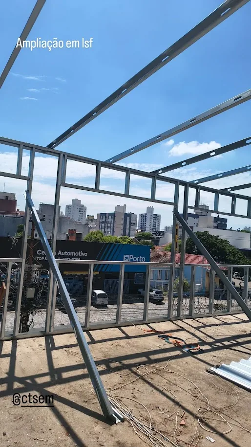 Commercial CFS addition under construction